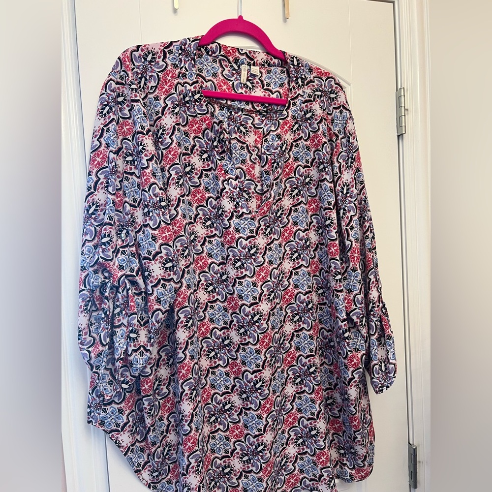 Floral Patterned Women's Top